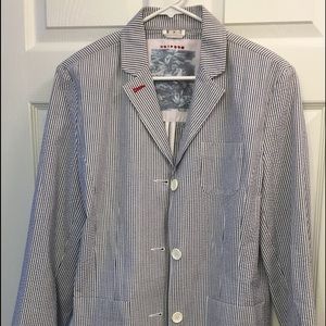 2/$20 SALE♦️ Uniform seersucker blazer 14